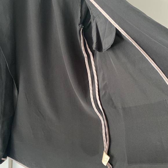 Gold Hawk Silk Blazer Jacket Coat Size S - Picture 6 of 12